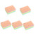 EXCEART 5pcs 9 Colored Sticky Notes Self- Adhesive Note Pads Self- Stick Note Pads Ruled Memo Pads Adhesive Memo Pad Adhesive Memo Stickers Color Stickers Fluorescent Paper Portable Office