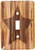 3dRose lsp_25391_1 Branded Wood Print Heart Toggle Switch Multi-Color