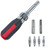 Fortool 48-22-2881 13-in-1 Multi Cushion-Grip Screwdriver With Schrader Bit For Milwaukee Tools Replacement, Multibit Driver Schrader Bit With ECX Bit Features 13 Unique Functions