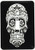 3dRose lsp_201868_1 Picture of A Skull White on Black Background Single Toggle Switch