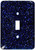 3dRose lsp_194761_1 Print of Navy Blue Sequins Single Toggle Switch