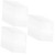 LALAFINA 60 Pcs Folders Transparent Document Folder Clear Document Folder File Folder File Set A4