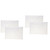 Tofficu 48 Pcs Folders Clear Document Folder Envelop Folder A4 Document Folder Storage Bags Material File Holder