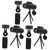 3 Sets Phone Binoculars Smartphone Monocular Telescope Viewing Telescope 40x60 Monocular Single- Tube Telescope Practical Telescope Outdoor Monocular Abs Single-Tube Compass Travel