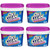 OxiClean with Odor Blasters Versatile Stain & Odor Remover 3 lb Tub - Pack of 4