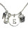 Dentist Hand Stamped Sterling Silver Initial Charm Necklace