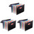 STOBOK 3 Pcs Storage Rack Expandable File Folder Desktop Organizer Accordion File Folder Receipt Organizer Expanding File Pockets Bill Folders High Capacity Plastic Student Organ Clip