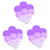 DOITOOL 36 Pcs Chinese New Year Lanterns Chinese Paper Lamps Japanese Paper Lamp Spring Festival Paper Chinese Lantern Japanese Paper Lantern Paper Lanterns Manual Hanging Lights Purple