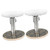 Veemoon 2pcs Ironing Stool Portable Ironing Board Travel Ironing Board Traveling Accessories Mini Ironing Board Ironing Coat Stool Counter Ironing Board Portable Ironing Desk Ironing pad