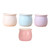 Amosfun 4pcs Flowerpot Home Decor Pottery Plant Pot Planters Pots Small Ceramic Plant Pots Macaron Succulent Planter Gardening Flower Pot Mini Ceramic Planter Office Ceramics Succulents