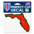 Wincraft Miami Hurricanes 4"x5" Perfect Cut State Decal