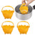 Trudeau Silicone Egg Poacher with Handle(pack of 4)