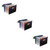 MAGICLULU 3 Pcs Storage Rack Accordion File Folder Receipt Organizer Fireproof File Folders Expandable Folder Desktop Organizer Plastic File Folder Bill Folders A4 Wallet Holder Portable
