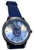 Zeta Phi Beta (ZPB) Sorority Watch With Blue Leather Band