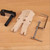 Singring Bench Clamp KIt with Woodworking Hold Clip for Handsaw DIY Bench Pin V-Slot Tool Set Workbench Jewelry Making
