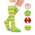 Go2Socks Compression Socks for Women Men Nurses Runners 15-20 mmHg (Medium) - Medical Stocking Maternity Travel - Best Performance Recovery Circulation Stamina (Elf, Large)