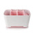RUKAZA X-Large Toothbrush Holder, Upgraded Bathroom Toothpaste Caddy,Multifunctional Toothbrush Stand 6 Slots for Electric Toothbrush, Toothpaste, Comb, Razor (Pink)