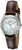 Timex Women's TW2P76300 Easton Avenue Brown Croco Pattern Leather Strap Watch