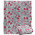 The Ohio State University Blanket, 50"x60" Floral Gray Pattern Silky Touch Super Soft Throw Blanket