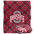 The Ohio State University Blanket, 50"x60" Plaid Pattern Silky Touch Super Soft Throw Blanket