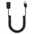Lerpwige USB 2.0 Male to Female Coiled Adapter Cable 1M/3.2Ft Spring Telescopic Extension Wire Cord for Charging USB 2.0 Extension Cord