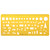 Water System Drawing Template Ruler Drawing Stencil Plastic Rulers Clear Ellipses Drafting Templates Student Measuring Tool