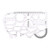 1 Pc Multifunctional Geometric Drawing Template Measuring Ruler,7.56x4.53in,Drafting Ruler for Building/Math/Geometry