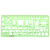 Furniture Construction Black Scale Drafting Drawing Stationery Template Ruler Rulers