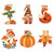 Anseal 6 Pcs Cute Fall Bookmark, Magnetic Bookmarks for Book Lovers, Bulk Bookmarks for Women, Unique Book Mark for Boys, Girls, Students, Classroom Gifts, School Prize, Reading Present