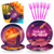 SCIONE 96 PCS Space Plates and Napkins Party Decorations, Mars Planet Theme Party Tableware Set, Solar System Birthday Party Supplies for 24 Guests