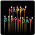 Get Lit Birthday 9-inch Square Paper Plates 8 Per Pack
