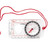 1 Piece Outdoor Compass Map Ruler, Adjustable Declination Navigation Explorer Compass with Magnifying Glass for Map Reading and Navigation.