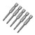 Utoolmart Torx Screwdriver Bits, 1/4 Inch Hex Shank Screwdriver Bits, T10 Magnetic Security Tamper Proof Bit, S2 Steel Torx Head Screw Driver Bit, 50mm Length, for Repair Work, 10 Pcs