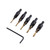 Countersink Drill Bit,Shexton 5pcs HSS Countersink Drill Bit Set 1/4" Round Shank Hole Chamfering Woodworking Kit
