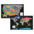 2 Pack - Laminated World Map & US Map Poster Set - Wall Chart Map of the World & United States - Made in the USA [Black]