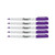 Sharpie Permanent Markers, Ultra Fine Point, 5-Count (Purple)