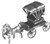 MAFCO Surrey with Horse DIE CAST Pencil Sharpener