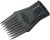 Black Universal Hair Dryer Comb Nozzle Plastic Hairdressing Salon Hair Dryer Blow Comb Attachment Hair Styling Nozzle Tool Nice and Fashion Salon Tool for Straightening Detangling Fine Curly Natural Hair Hair Combs
