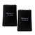 2pcs Waterproof Notebook, 3 x 5" Police Notepad, Write in The Rain Pocket Notebook, All-Weather Memo Paper Notepad with Cover.