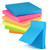 Sticky Notes 3x3 in Bright Ruled Post Stickies, 6 Pack Colorful Self-Stick Note Pads, 100 Sheets/pad Strong Adhesive for Office, Home, School, Meeting