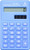 Blue Basic Standard Calculators Mini Digital Desktop Calculator with 8-Digit LCD Display, Battery Solar Power Smart Calculator Pocket Size Basic Office Calculators for Home School Office Calculators