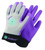 MAGID AL3000T Allegro Waterproof Nitrile Coated Glove, Medium/Large, Purple