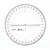tooloflife 1 Pcs Plastic 360 Degree Protractor Round Ruler Gauge Angular Drafting Tools Circle Protractor for School Education Office Classroom (100 MM)