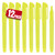 1InTheOffice Yellow Highlighter, Flourescnet Yellow, Chisel Tip, 12 Pack