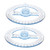 KALLORY 2pcs Digital Protractor Kids Suit Radius Template Protractor for Drawing Circles Clear Protractors Swing Arm Protractor Pink Tools Ruler 360 Degree Protractor to Rotate Number Tape