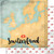 Scrapbook Customs 39296 Switzerland Map Sights 12 Inch x 12 Inch Double-Sided Scrapbook Paper - 1 Sheet