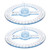 TEHAUX 2pcs 360 Degree Protractor Circle Ruler Circle Stencil Student Protractors Protractor Measuring Tool School Protractor Drafting Tools Circles Pink Tools Drawing Tool Child Number