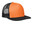 District Flat Bill Snapback Trucker Cap One Size Neon Orange