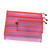 Uonlytech 3pcs File Bag Zipper File Holder File Organizer Document Organizer Portable Student Folder