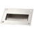 uxcell Stainless Steel Recessed Flush Pull Finger Insert Sliding Door Handle